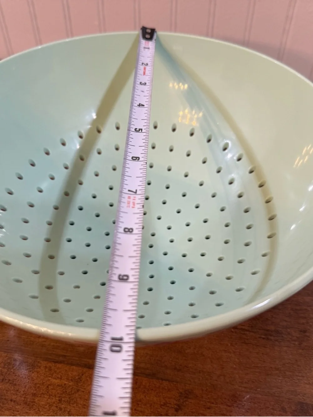 The Pioneer Woman 1 Qt and 3 Qt Plastic Colanders Floral Design Set of 2